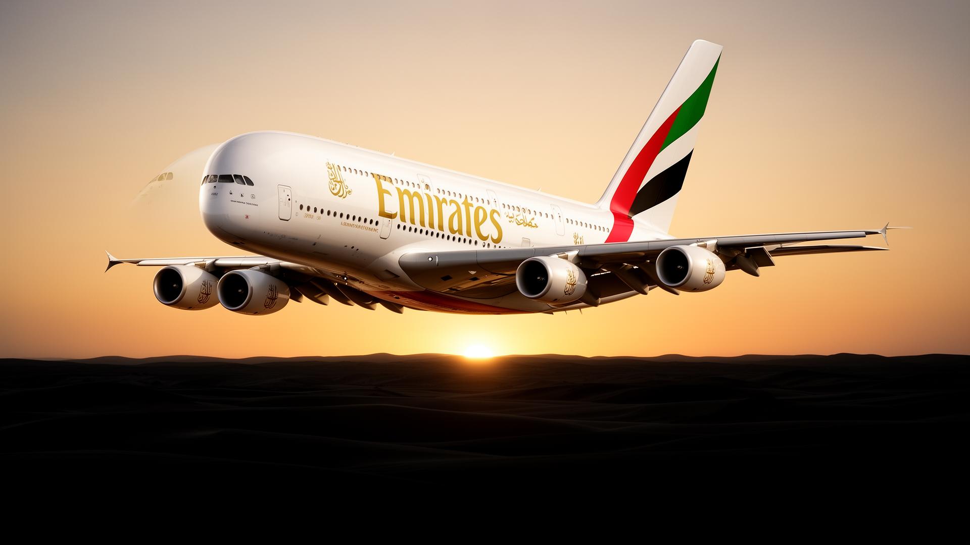 Fly Emirates Quad-jet · Heritage Widebody